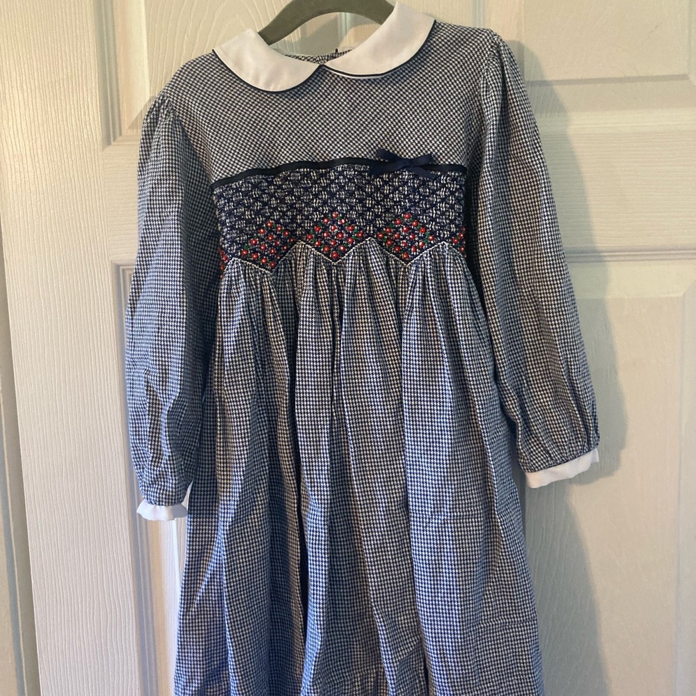 Little Diamonds Smocked Dress 4T